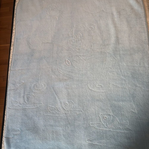 Velveteen Baby Crib Blanket like new 1.10x1.40 m