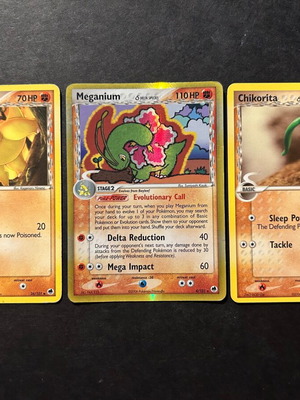 Pokémon cards EX Dragon Frontiers delta species pack of 3 used