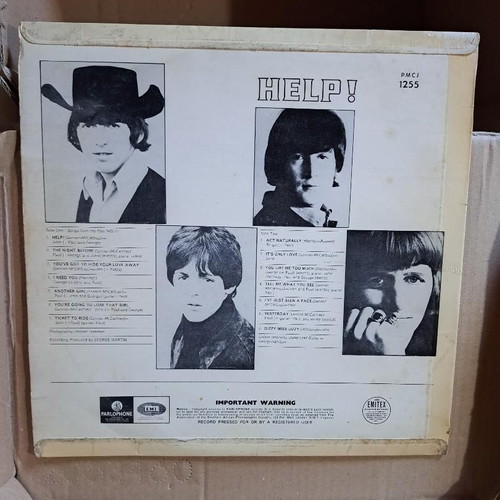 The Beatles Help! Vinyl LP Album Mono used