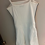 One-piece used, white with side stripe