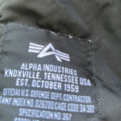 Alpha Industries jacket medium used, black