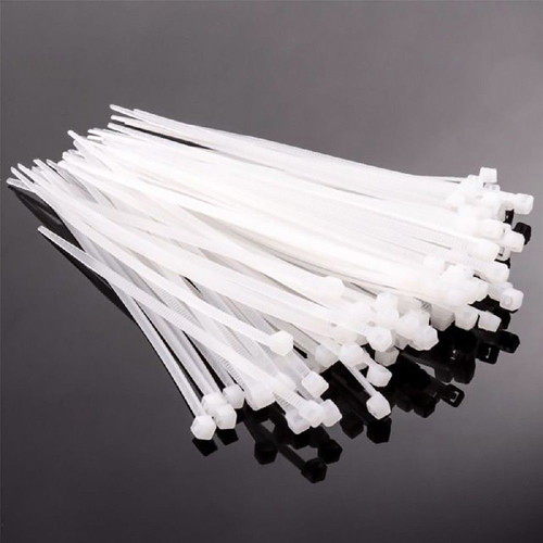 White Cable Ties 5×400mm pack of 50 new