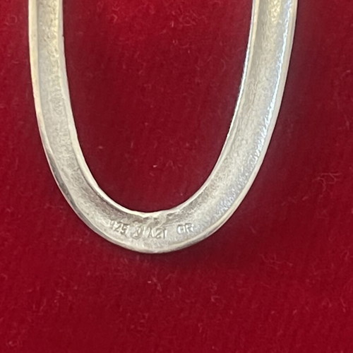 LALAOUNIS 925 silver earrings, 5 cm