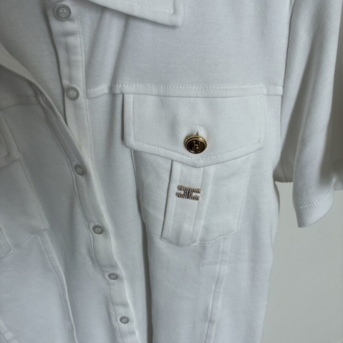 Elisabetta Franchi blouse like new, elastic fabric, fits large