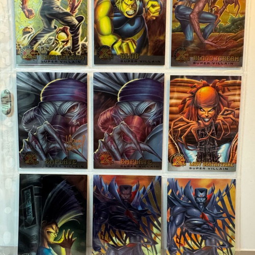 Marvel Fleer And Ultra Collection set 53 unique trading cards like new