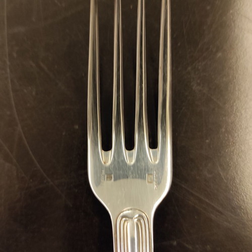 Christofle Silver-Plated Cutlery Set used, rare 80s design