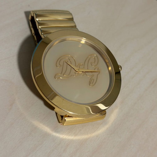 D&G women's watch like new, gold color