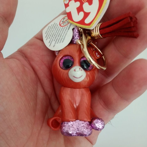 Ty Beanie keychain figure used with missing leg