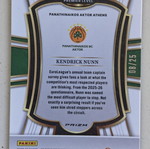 Kendrick Nunn numbered Select basketball cards, patch