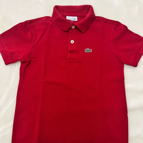 Lacoste Kids T-shirt No 8, 128, Red Like New