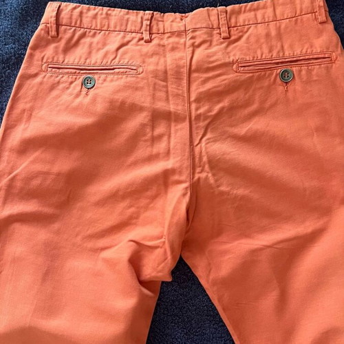 Men's Italian Pants like new, size S-M, terracotta orange