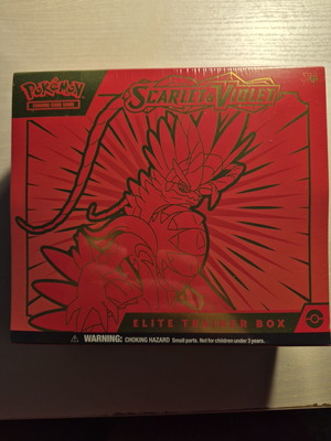 Scarlet and Violet Elite Trainer Box καινούργιο