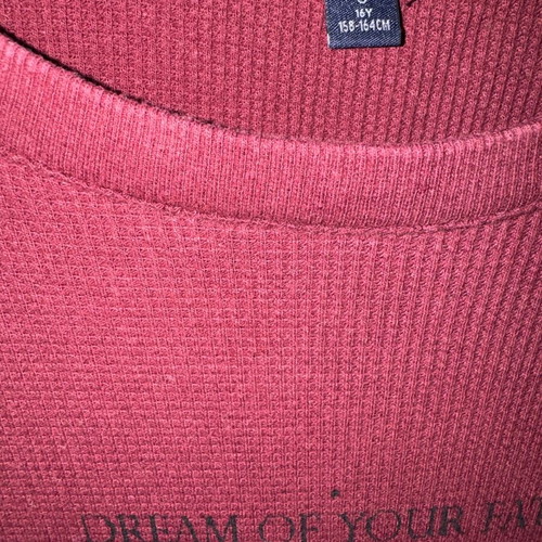 Dream of your fate long-sleeve blouse used, burgundy
