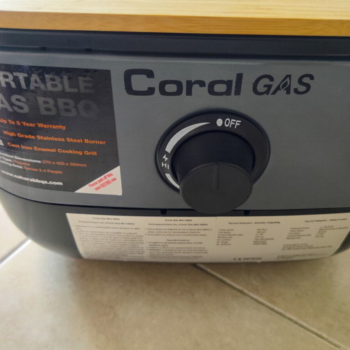 Coral Gas Mini BBQ portable gas grill