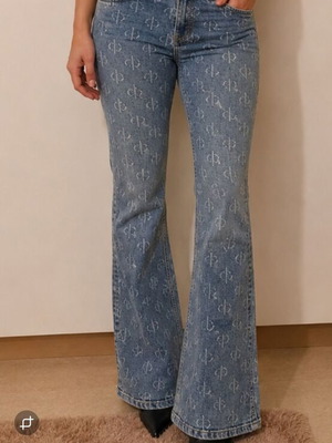 H&M Jeans XL Like New, Blue, Stretch Waist 42 cm