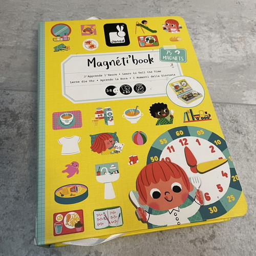 Janod Magneti Book educational magnetic toy like new
