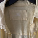 Yellow Marks & Spencer shirt like new, size L