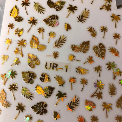 3D Nail Stickers like new