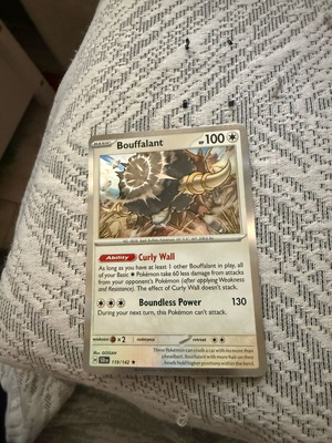 Pokemon Bouffalant new, rare