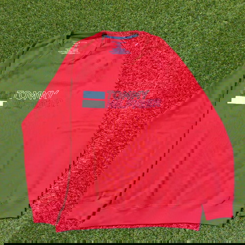 Tommy Hilfiger κόκκινο μακρυμάνικο πουκάμισο σαν καινούργιο