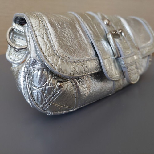 Hunter silver handbag used with Paris and Guerlain bags gift