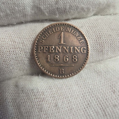 1 Pfenning 1868 Breslau coin