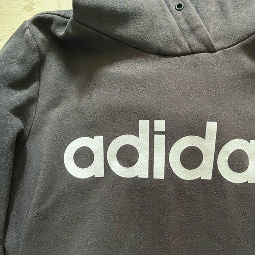 Adidas black hoodie for boys like new