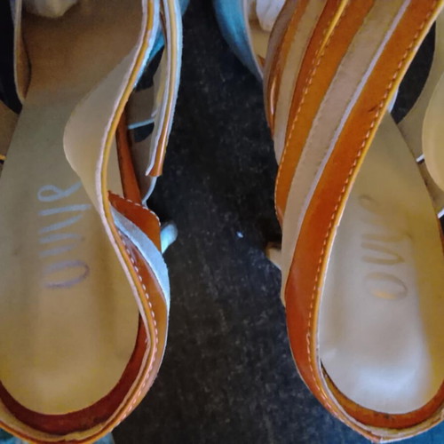 Ovye by Cristina Lucchi pumps silver like new