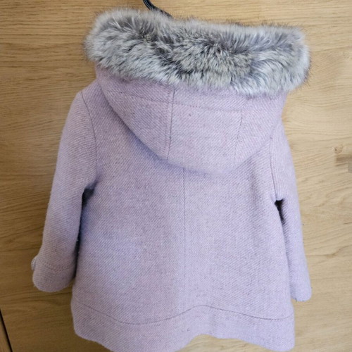 Zara wool coat 12-18 months like new, lined