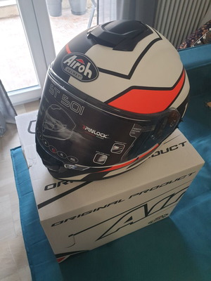 Airoh ST 501 Frost Orange Matt κράνος μηχανής full face μέγεθος Large καινούργιο