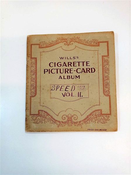  "Wills΄s cigarette picture card album Speed series " tis dekaetias tou '30.
