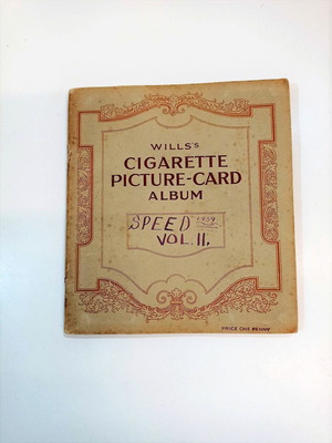 Άλμπουμ Wills΄s cigarette picture card Speed series της δεκαετίας του '30 σε πολύ καλή κατάσταση