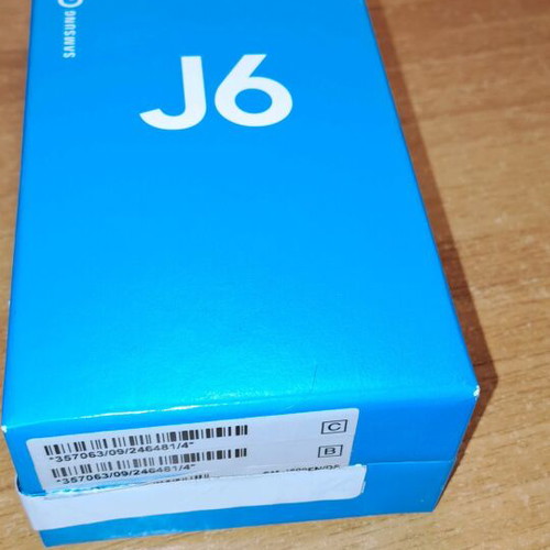 Samsung Galaxy J6 empty box used