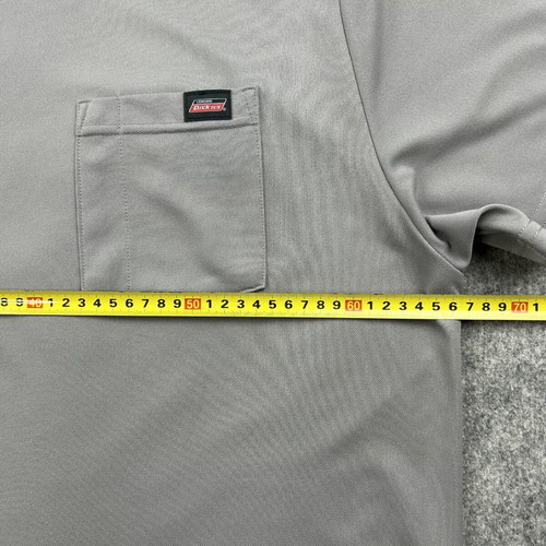 Dickies men's short sleeve T-shirt 2XL gray polyester pocket