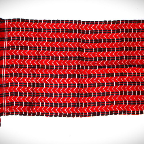 Handwoven Wool Textile Primitive Original 68x36cm SAR146 New