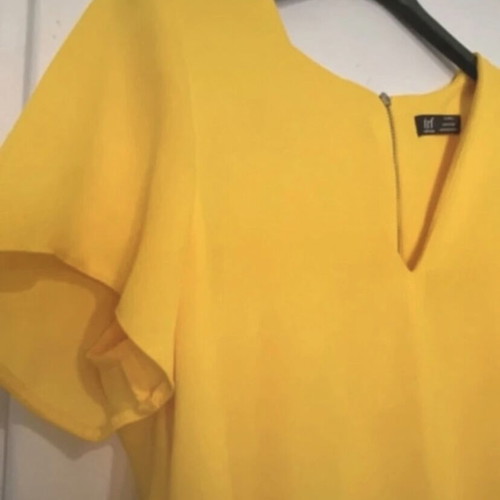 Zara yellow short A-line dress like new