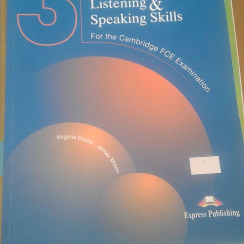 FCE Listening & Speaking Skills Student's Book in excellent like new condition