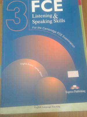 FCE Listening & Speaking Skills Student's Book in excellent like new condition