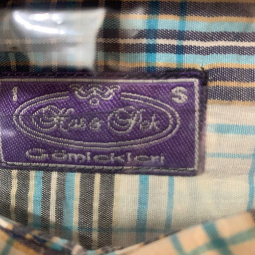 Men's short sleeve shirt S multicolored new