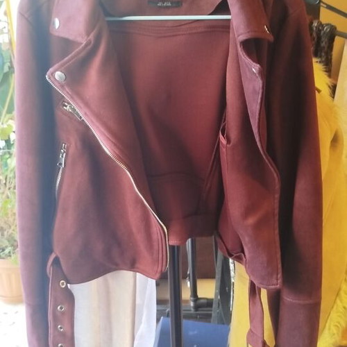Pull & Bear burgundy jacket, size large