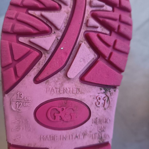 G & G children's rain boots used size 31 pink