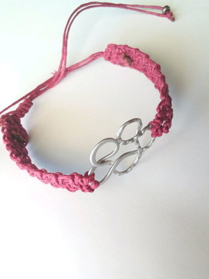 Handmade macrame bracelets new, multicolored