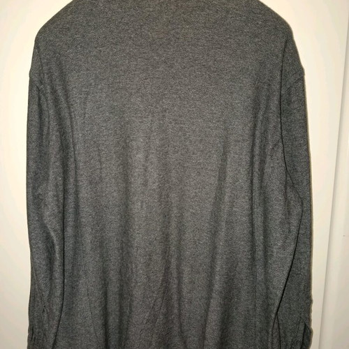 Pioneer London men's shirt dark gray flannel size L like new
