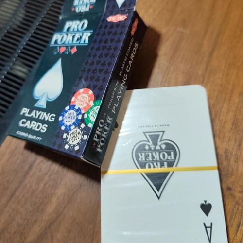 Pro Poker Tactic playing cards pack of 12, new, plastic coated