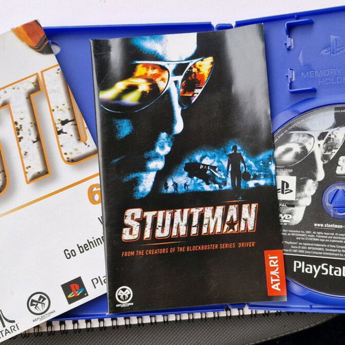 Stuntman Sony PlayStation 2 PS2 like new game with poster