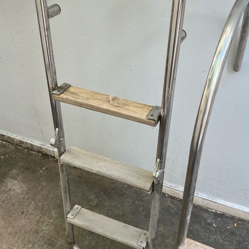 Boat ladders stainless steel, like new, straight 40cm and folding 80cm