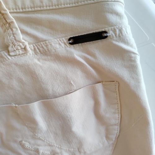 Fornarina Bermuda shorts used, beige, size Medium