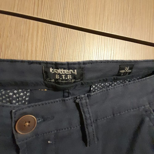 Battery men's cotton pants size 36, navy blue