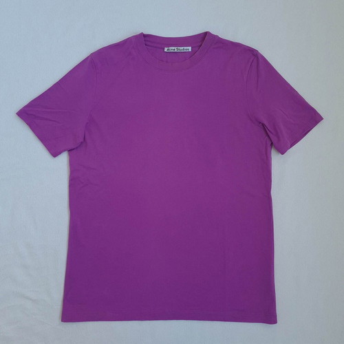 Acne Studios women's designer T-shirt size M, 100% cotton, like new, purple