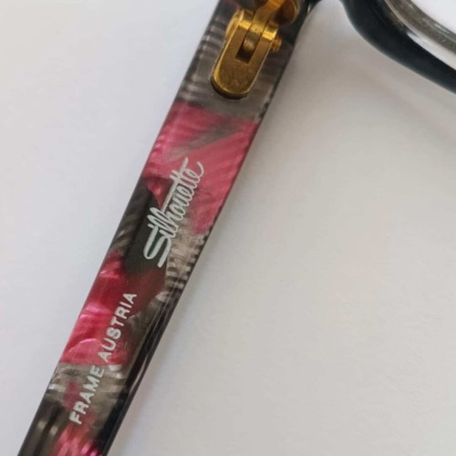 Silhouette Austria M 1268 20 C 2120 eyeglass frame like new, colorful